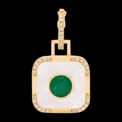 Ray Mini White Emerald Pendant