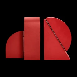 Red Cubist Bookend