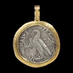 Reversible Roman Eagle Coin Pendant