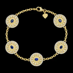 Serenity Sapphire & Diamond Bracelet
