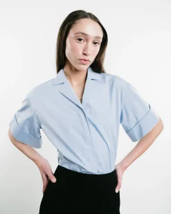 Short-Sleeved Collar Shirt