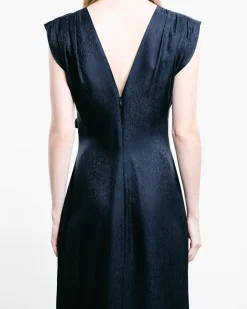 Silk Jacquard Dress