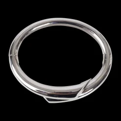 Silver Biseau Bangle Bracelet