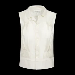 Sleeveless Silk Top