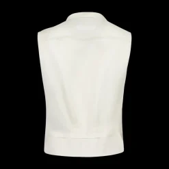 Sleeveless Silk Top