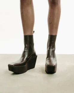 Sliver Platform Beatles Boot