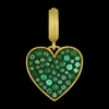 Small Emerald Heart Pendant