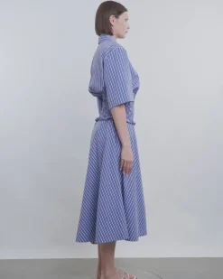 Smocked Button-Up Top