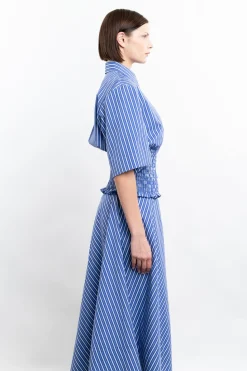 Smocked Button-Up Top