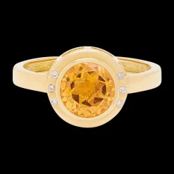 Stones of Wisdom Round Citrine Ring