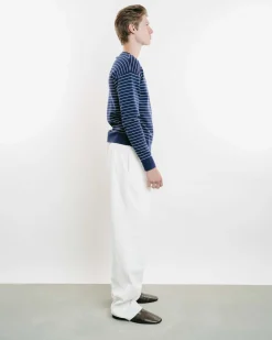 Striped Knit Pullover