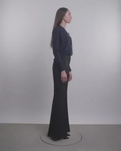 Tailored Fit Flared Trousers
