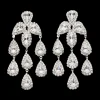 Teardrop Crystal Chandelier Earrings