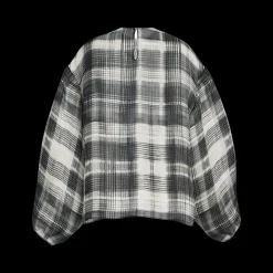 The Briggs Smeared Plaid Blouse