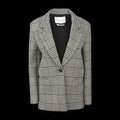 The Nell Plaid Single-Breasted Blazer
