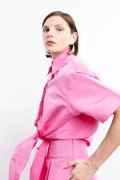Tie Me Up Button-Down Shirt