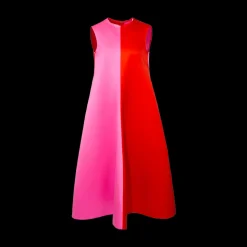 Two-Tone Midi Dress