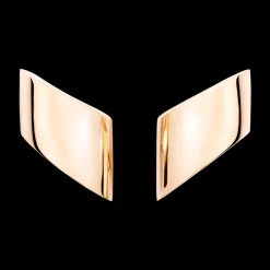 Vague Rose Gold Clip-On Earrings