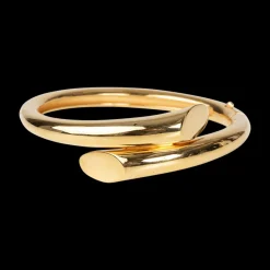 Vermeil Biseau Bangle Bracelet
