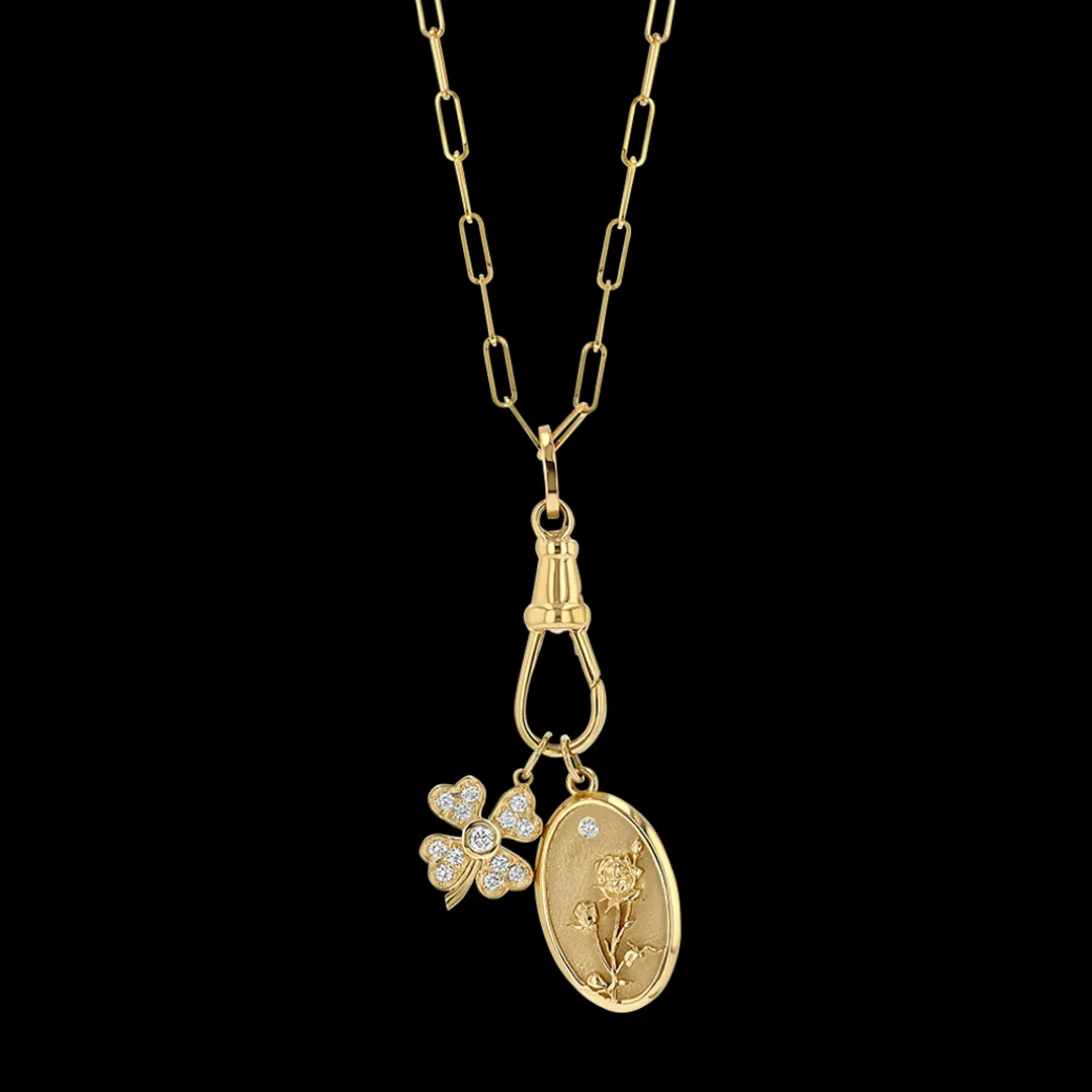 Vintage Clasp Charm Holder