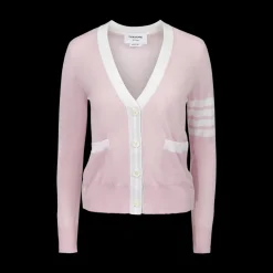 V-Neck Pink Cardigan