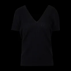 V-Neck Ribbed Knit