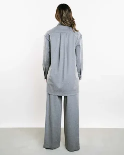 Wool Wide-Leg Trousers