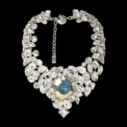 YSL Silver Diamante Necklace